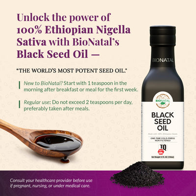 Ethiopian Black Seed Oil 5oz (GLASS)